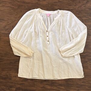 Lilly Pulitzer Blouse with Button Detail